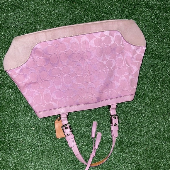 Vintage Coach Monogram Hand Bag - Picture 8 of 12